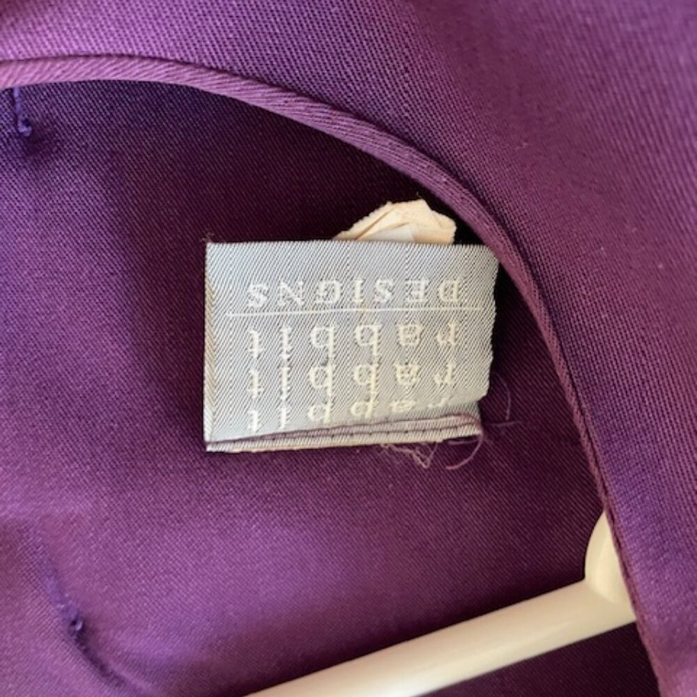 Women's Rabbit Rabbit Rabbit Dress Purple - Picture 3 of 3